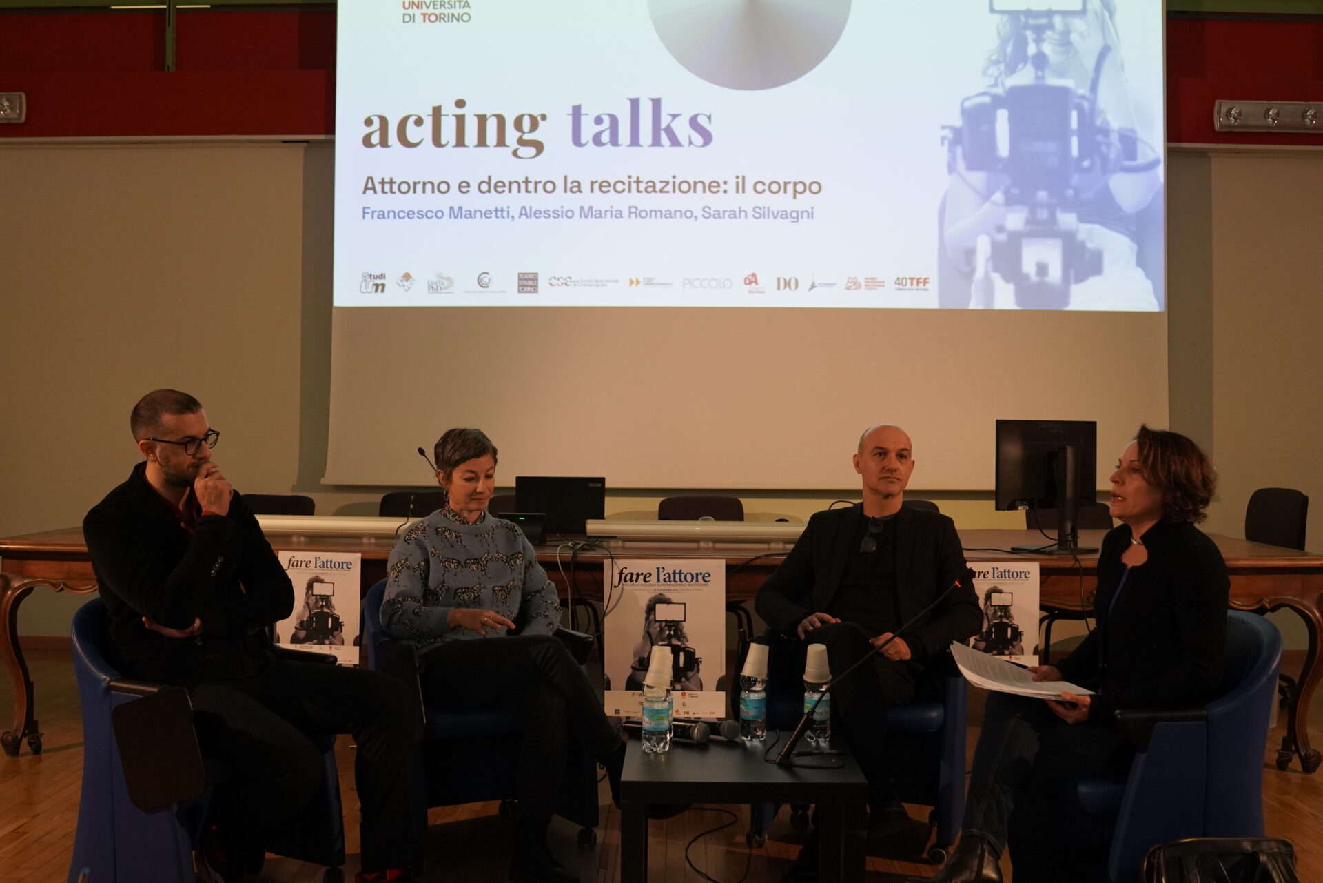 Acting Talks - Dialogo con Francesco Manetti, Alessio Maria Romano, Sarah Silvagni