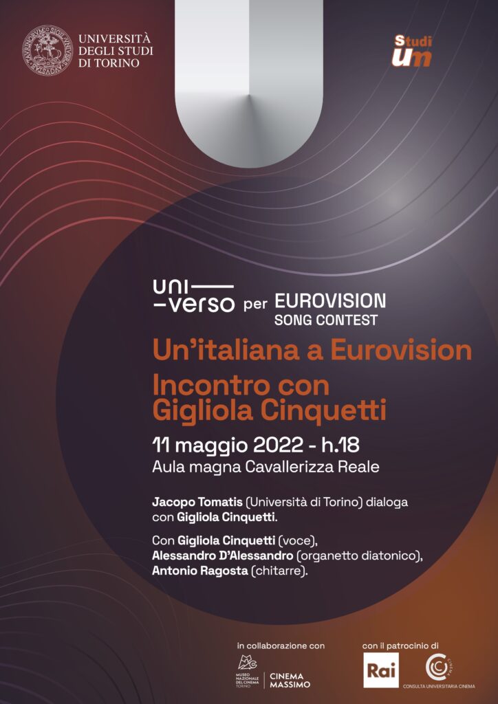 Tra le iniziative proposte in occasione di Eurovision, una lezione concerto di Gigliola Cinquetti in conversazione con Jacopo Tomatis.