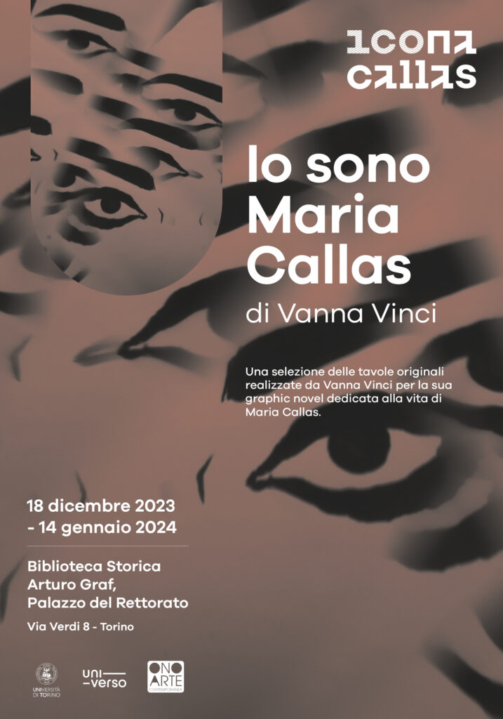 Icona Callas. Una mostra presenta una selezione delle tavole originali della graphic novel 'Io sono Maria Callas' di Vanna Vinci.