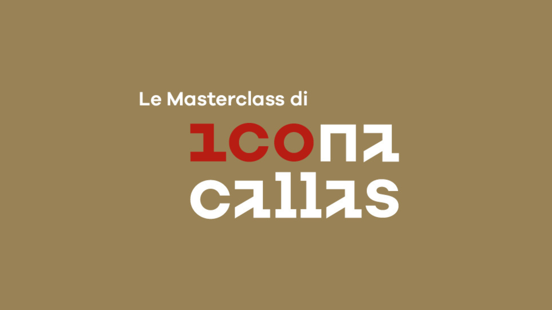 Le masterclass di ‘Icona Callas’